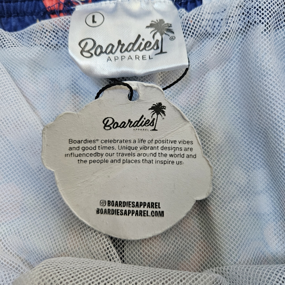 Boardies Swim Shorts Tropical Floral Parrot Mens Large - Picture 4 of 9